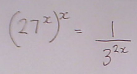 A video on using indices with an unknown quantity and using lots of knowledge to determine what that quantity is.